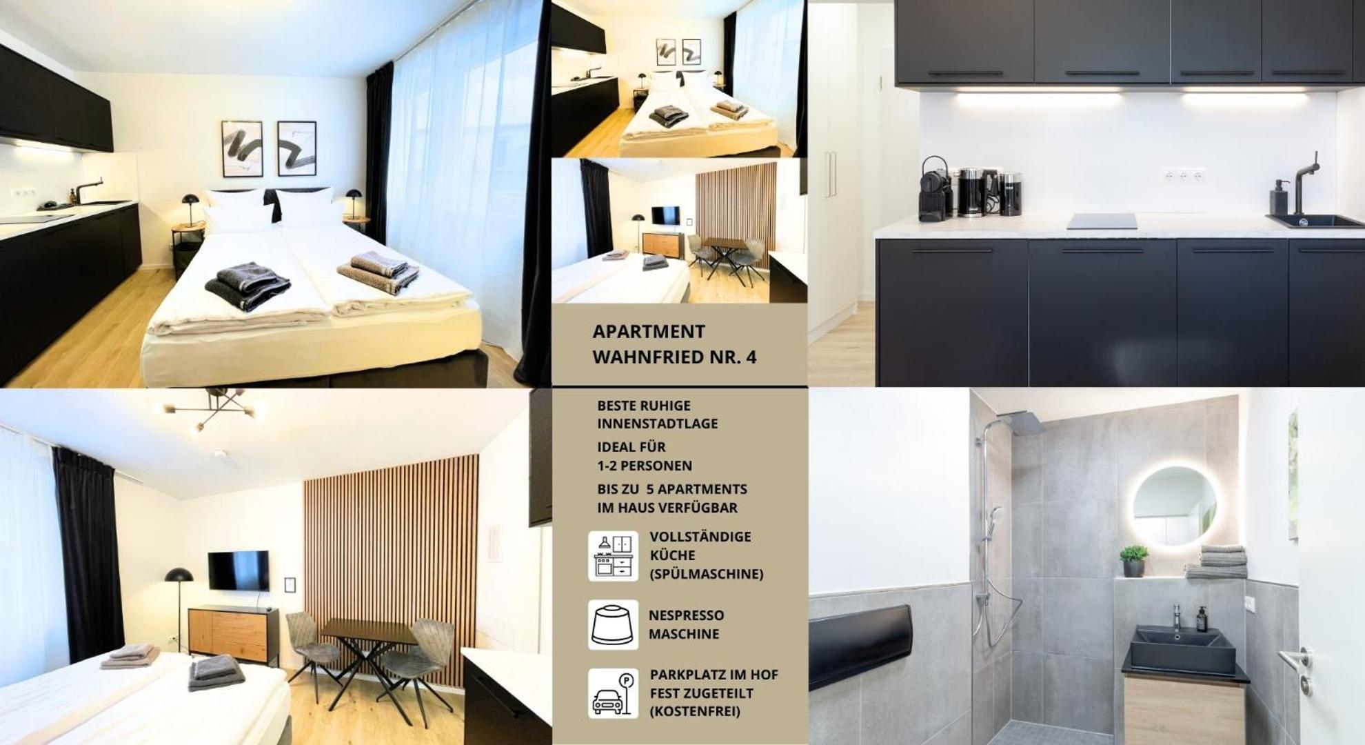 Apartment Wahnfried No4 - Zentral Wohnen Mit Kueche Und Duschbad, Parkplatz, 300M Zur Fussgaengerzone Bayreuth Kültér fotó